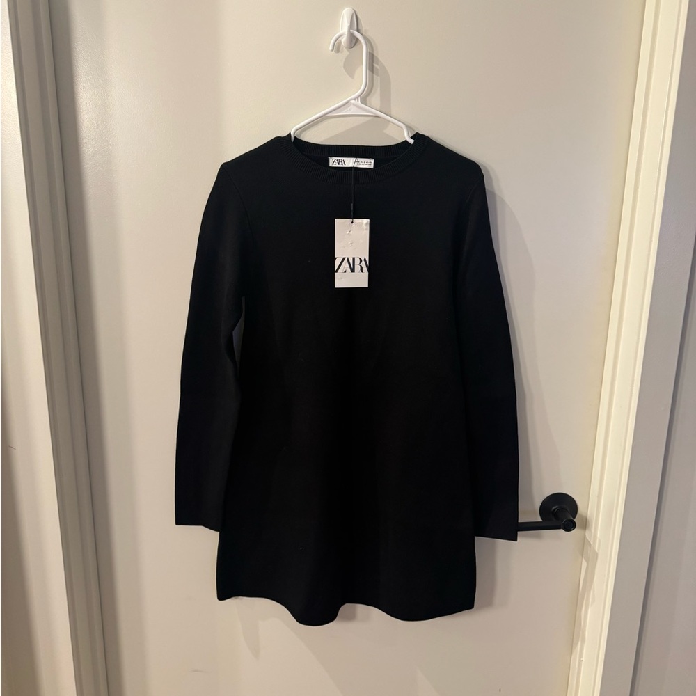 Zara Classic Black Knit Top
